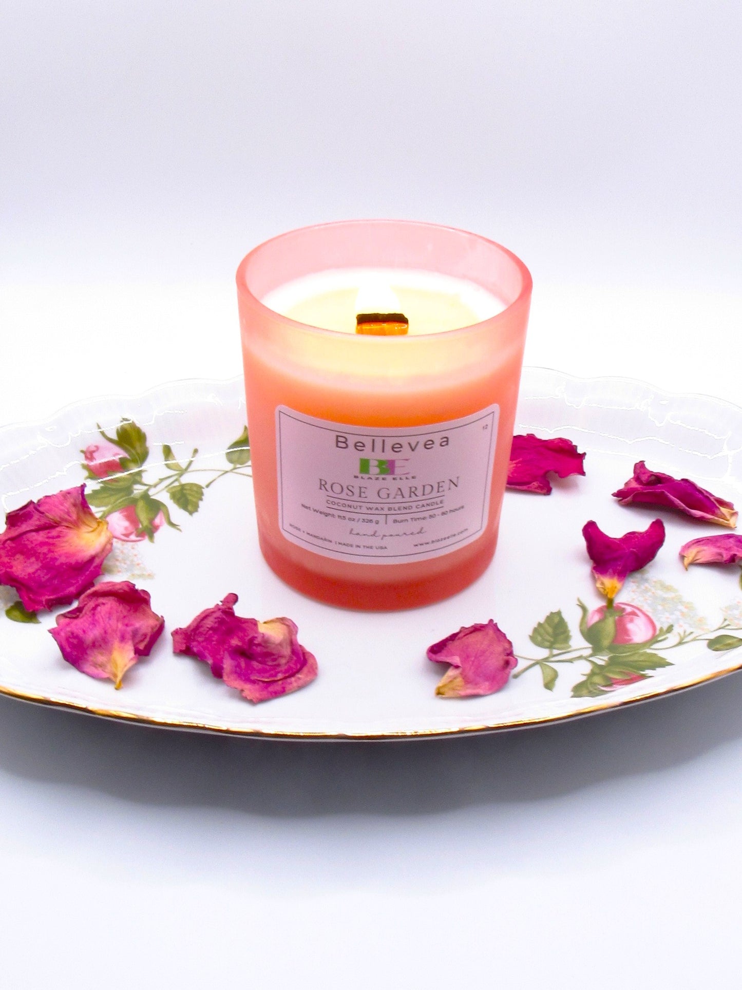 11.5oz Bellevea Rose Garden Candle