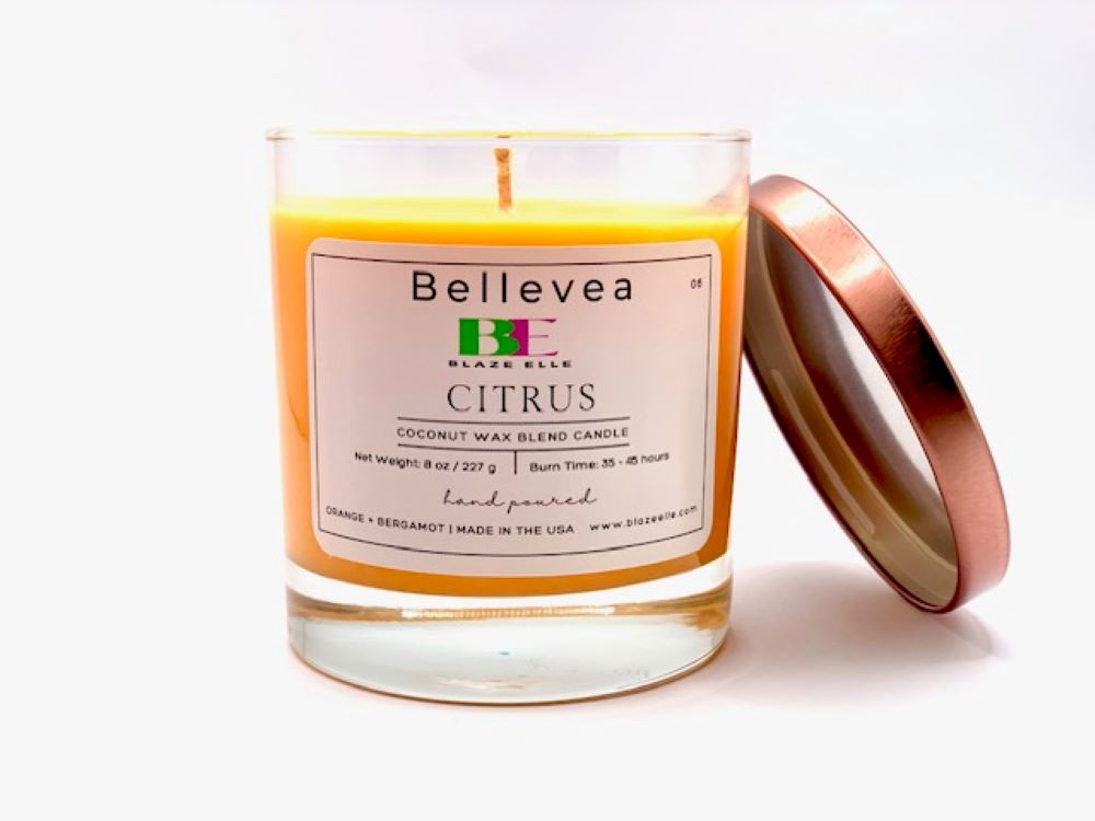 8oz Bellevea Citrus Candle