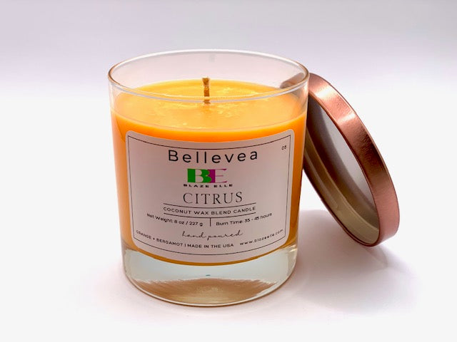 8oz Bellevea Citrus Candle