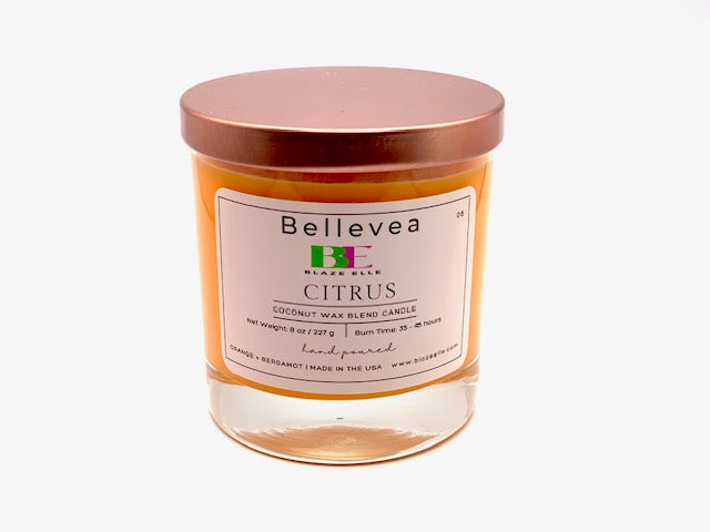 8oz Bellevea Citrus Candle