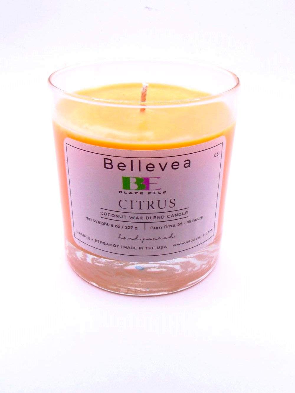 8oz Bellevea Citrus Candle