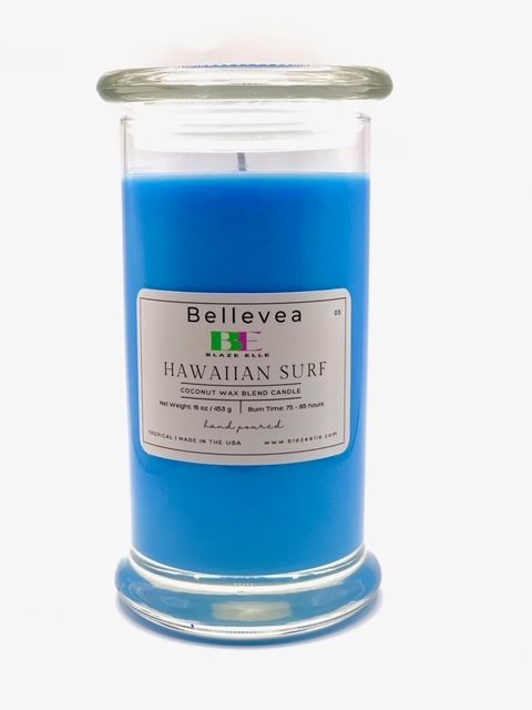 8oz Bellevea Hawaiian Surf Candle