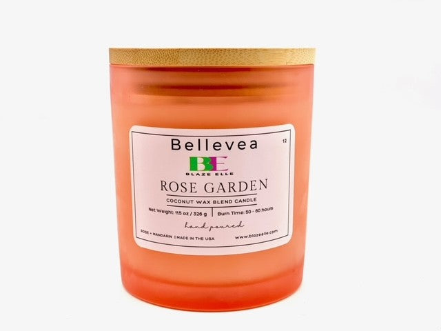 11.5oz Bellevea Rose Garden Candle