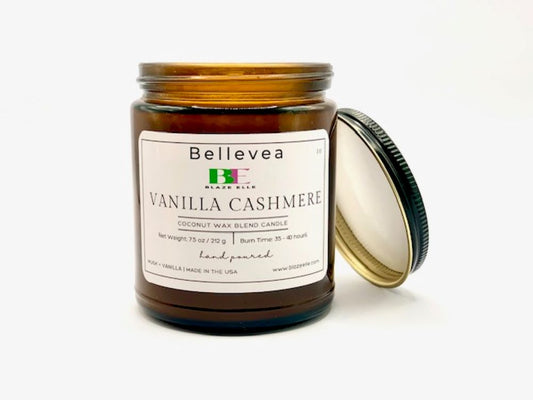 7.5oz Bellevea Vanilla Cashmere Candle