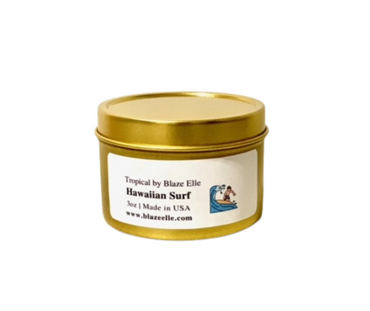 3oz Bellevea Hawaiian Surf Party Favor Candle